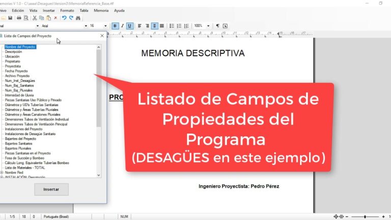 ▷ Ejemplo modelo plantilla para hacer una memoria descriptiva | Actualizado  abril 2023